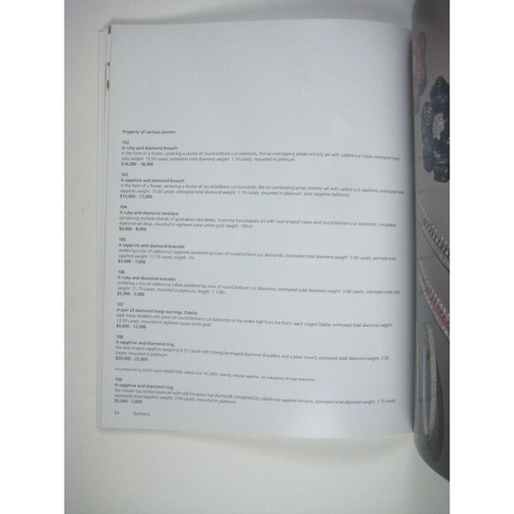 Bonhams Fine Jewelry Auction Catalog April 22 2008 New York Exclusive Edition - Picture 6 of 10